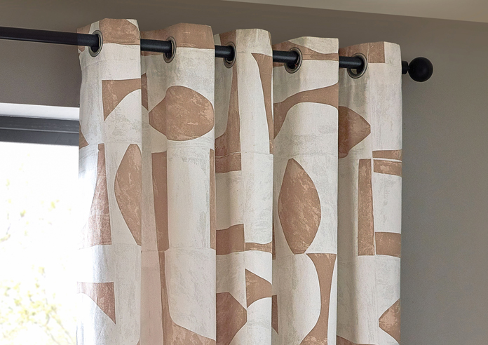 Carro Eyelet, Clay - Ready Made Curtains - Image 9